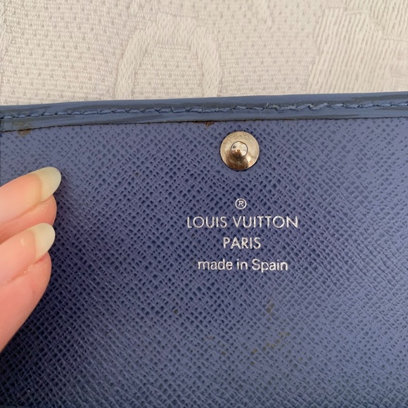 Louis Vuitton Blue Epi Leather Key holder Card holder - Picture 4 of 7